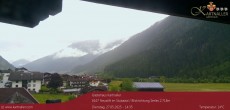Archived image Webcam View to Neustift and Serles 13:00