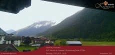 Archived image Webcam View to Neustift and Serles 15:00