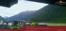Archiv Foto Webcam Blick Neustift und Serles / Stubaital 05:00