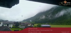 Archiv Foto Webcam Blick Neustift und Serles / Stubaital 05:00