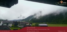 Archiv Foto Webcam Blick Neustift und Serles / Stubaital 06:00