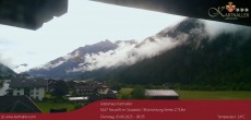 Archiv Foto Webcam Blick Neustift und Serles / Stubaital 07:00