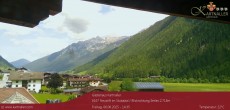 Archived image Webcam View to Neustift and Serles 13:00