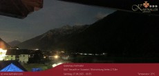 Archived image Webcam View to Neustift and Serles 23:00