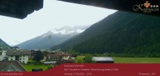 Archived image Webcam View to Neustift and Serles 09:00