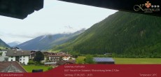 Archived image Webcam View to Neustift and Serles 15:00