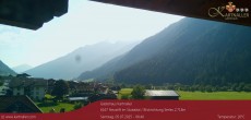 Archiv Foto Webcam Blick Neustift und Serles / Stubaital 07:00