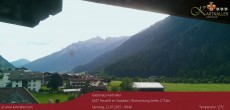 Archiv Foto Webcam Blick Neustift und Serles / Stubaital 07:00