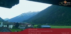 Archiv Foto Webcam Blick Neustift und Serles / Stubaital 19:00
