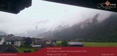 Archiv Foto Webcam Blick Neustift und Serles / Stubaital 13:00