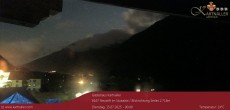 Archiv Foto Webcam Blick Neustift und Serles / Stubaital 23:00
