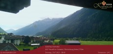 Archiv Foto Webcam Blick Neustift und Serles / Stubaital 07:00