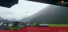 Archiv Foto Webcam Blick Neustift und Serles / Stubaital 19:00