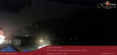 Archived image Webcam View to Neustift and Serles 23:00