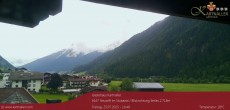 Archiv Foto Webcam Blick Neustift und Serles / Stubaital 13:00