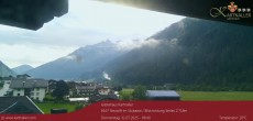 Archived image Webcam View to Neustift and Serles 05:00