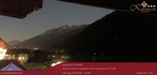 Archiv Foto Webcam Blick Neustift und Serles / Stubaital 23:00