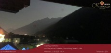 Archiv Foto Webcam Blick Neustift und Serles / Stubaital 23:00