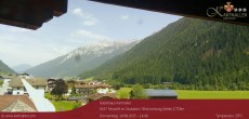 Archived image Webcam View to Neustift and Serles 13:00