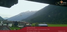 Archived image Webcam View to Neustift and Serles 19:00
