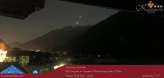 Archiv Foto Webcam Blick Neustift und Serles / Stubaital 03:00