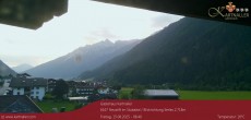 Archiv Foto Webcam Blick Neustift und Serles / Stubaital 05:00