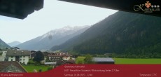 Archived image Webcam View to Neustift and Serles 11:00