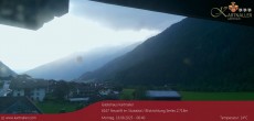Archived image Webcam View to Neustift and Serles 05:00
