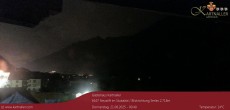 Archived image Webcam View to Neustift and Serles 23:00