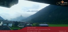 Archiv Foto Webcam Blick Neustift und Serles / Stubaital 05:00