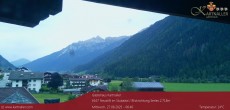 Archiv Foto Webcam Blick Neustift und Serles / Stubaital 05:00