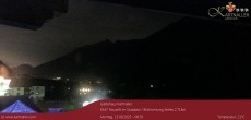 Archived image Webcam View to Neustift and Serles 23:00