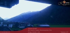 Archiv Foto Webcam Blick Neustift und Serles / Stubaital 07:00