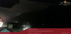 Archived image Webcam View to Neustift and Serles 01:00
