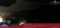 Archived image Webcam View to Neustift and Serles 23:00