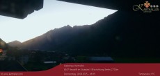 Archiv Foto Webcam Blick Neustift und Serles / Stubaital 05:00