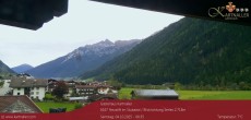 Archiv Foto Webcam Blick Neustift und Serles / Stubaital 07:00