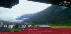 Archiv Foto Webcam Blick Neustift und Serles / Stubaital 07:00