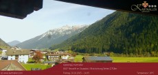Archiv Foto Webcam Blick Neustift und Serles / Stubaital 13:00