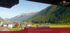 Archiv Foto Webcam Blick Neustift und Serles / Stubaital 13:00