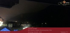 Archived image Webcam View to Neustift and Serles 23:00