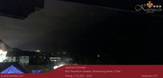 Archived image Webcam View to Neustift and Serles 23:00