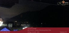 Archived image Webcam View to Neustift and Serles 23:00