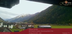 Archived image Webcam View to Neustift and Serles 11:00