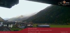 Archived image Webcam View to Neustift and Serles 13:00