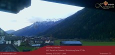 Archived image Webcam View to Neustift and Serles 23:00