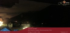 Archived image Webcam View to Neustift and Serles 23:00