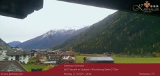 Archived image Webcam View to Neustift and Serles 07:00