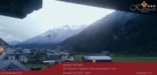 Archived image Webcam View to Neustift and Serles 05:00
