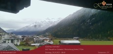 Archived image Webcam View to Neustift and Serles 07:00